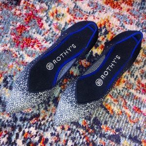 Rothy’s Slate Metallic Point